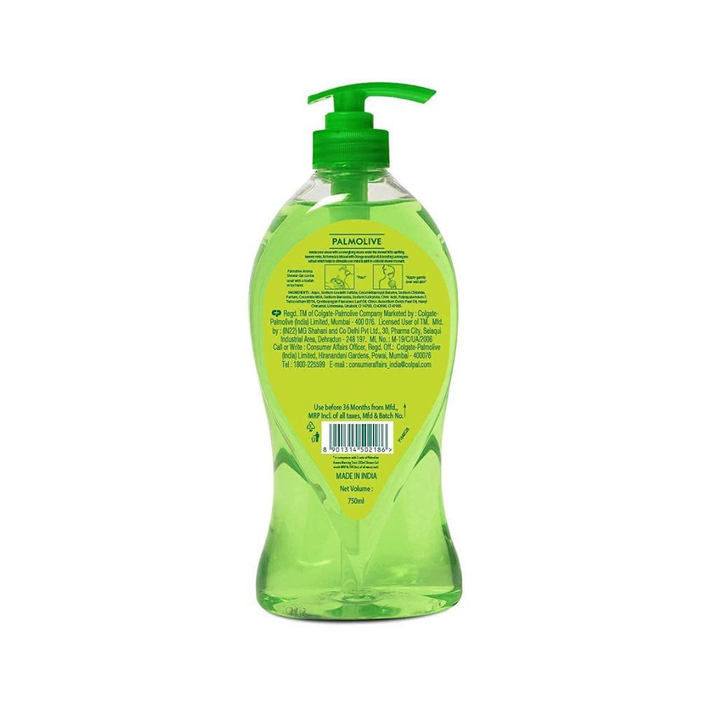 Palmolive 100% Natural Citrus Essential Oil & Lemongrass Extracts for a Soft and Smooth Skin, pH Balanced Aroma Morning Tonic Body Wash - 750ml