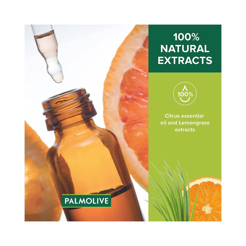 Palmolive 100% Natural Citrus Essential Oil & Lemongrass Extracts for a Soft and Smooth Skin, pH Balanced Aroma Morning Tonic Body Wash - 750ml