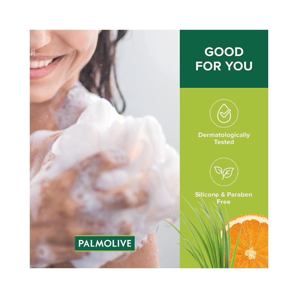 Palmolive 100% Natural Citrus Essential Oil & Lemongrass Extracts for a Soft and Smooth Skin, pH Balanced Aroma Morning Tonic Body Wash - 750ml