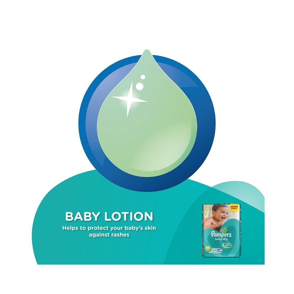 Pampers Taped Baby Diapers, Medium, (MD), 66 count