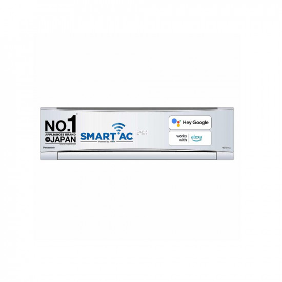 Panasonic 1 Ton 5 Star Wi Fi Inverter Smart Split AC Copper Condenser