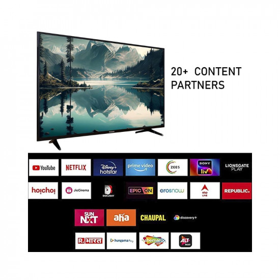 Panasonic 108 cm (43 Inches) 4K Ultra HD Smart Android LED TV TH-43MX700DX (Black) (2023 Model)