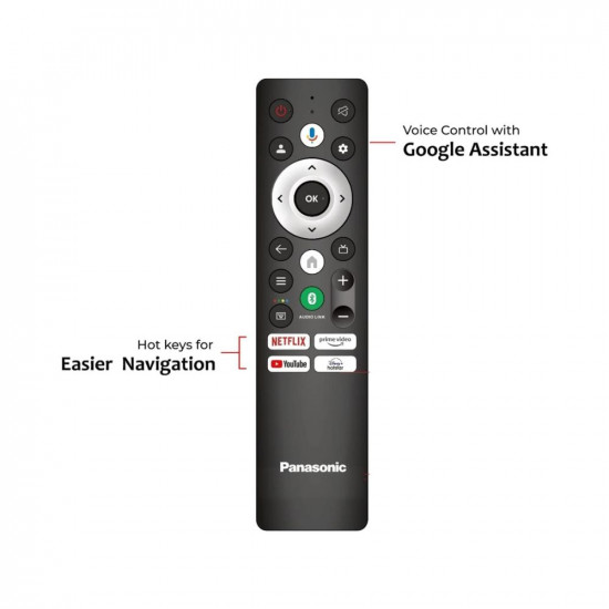Panasonic 139 cm (55 inches) 4K Ultra HD Smart LED Google TV TH-55MX660DX (Black)