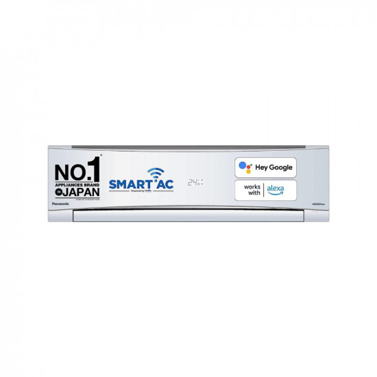 Panasonic 2 Ton 3 Star Wi Fi Inverter Smart Split AC Copper Condenser