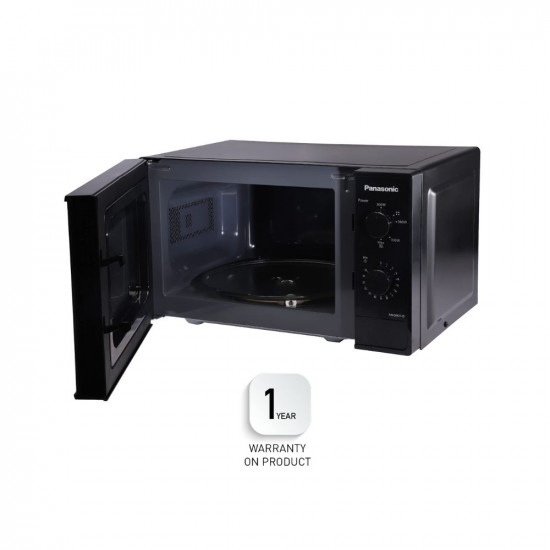 Panasonic 20L Solo Microwave Oven (NN-SM25JBFDG,Black)