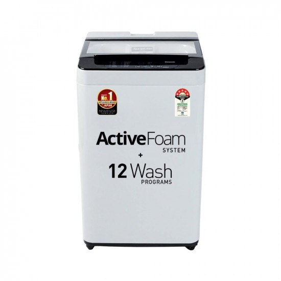 Panasonic 7 Kg 5 Star Fully-Automatic Top Load Washing Machine (2022 Model, NA-F70LF2MRB, Light Grey