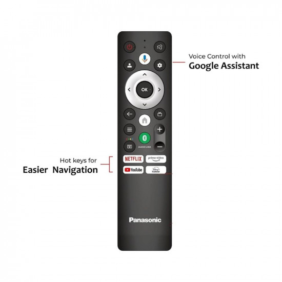 Panasonic 80 cm (32 inches) HD Ready Smart LED Google TV TH32MS660DX (Black)