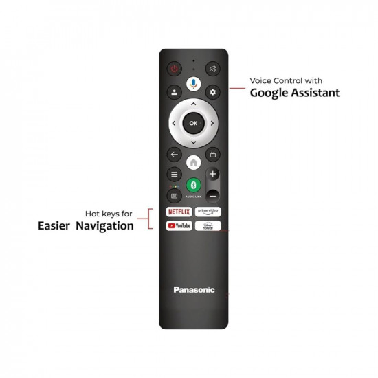 Panasonic 80 cm (32 inches) HD Ready Smart LED Google TV TH32MS660DX (Black)