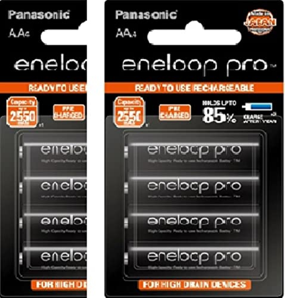 Panasonic Eneloop AA 16-Baterías Ni-MH 2550 mAh