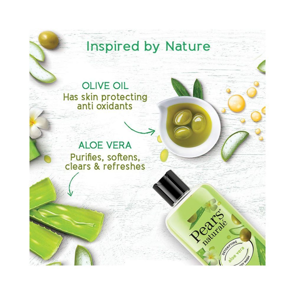 Pears Naturale Detoxifying Aloevera Bodywash,250 ml