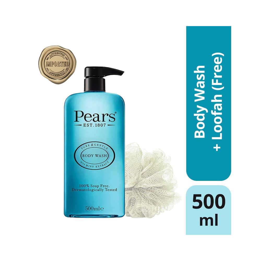 Pears Pure & Gentle Mint Extract Body Wash With Glycerin