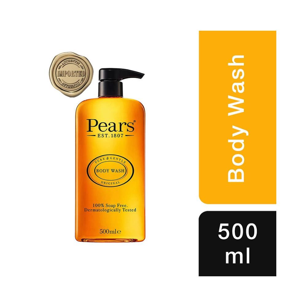 Pears Pure & Gentle Shower Gel, Body Wash With Glycerine And Natural Oils