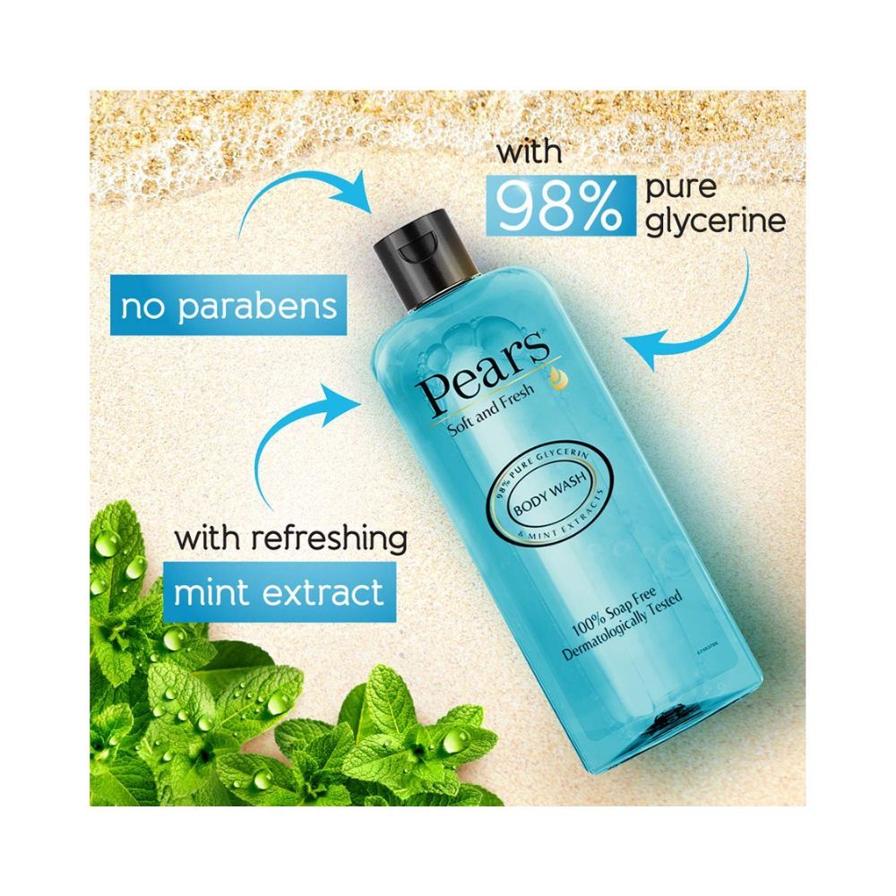 Pears Soft & Fresh Body Wash 250 ml (Combo Pack of 1)