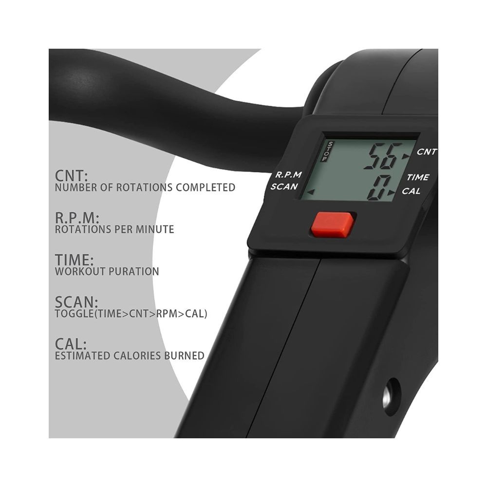Pedal Exerciser Mini Exercise Bike Arm and Leg Exercise Peddler Machine