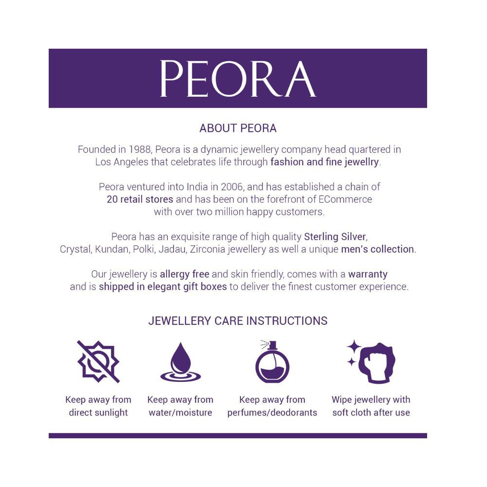 Peora Gold Plated Star Fish Charm Adjustable Anklet for Women Girls