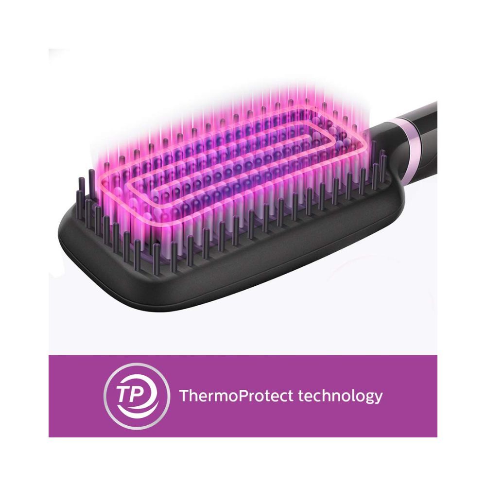 PHILIPS 50 Watt Thermo Protect Technology Heated Hair Straightening Brush