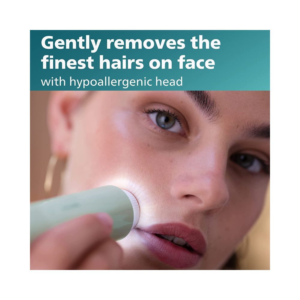 Philips Beauty Series 4000 Facial Hair Removal, BRR474/00, Green