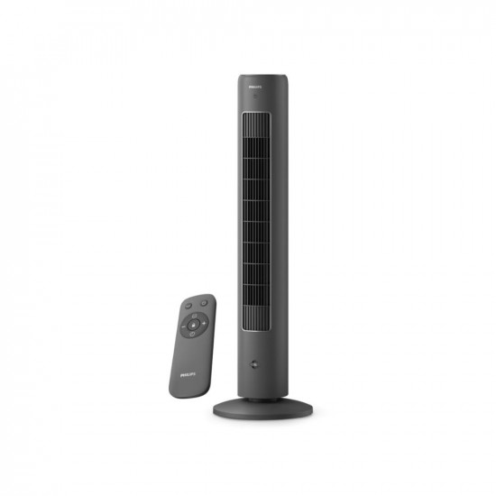 Philips CX 5535/11 High Performance Bladeless Technology Tower Fan with Touchscreen Panel and Remote Control, Quiet Operation, Low Power Consumption and Lightweight Portable Body.