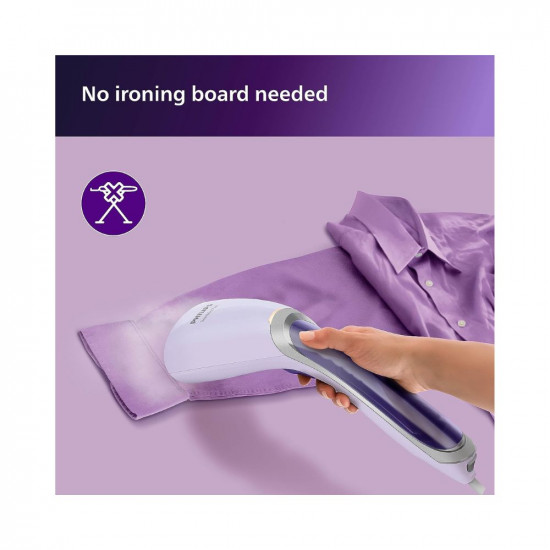 Philips Handheld Garment Steamer GC360/30 - Vertical & Horizontal Steaming, 1200 Watt, up to 22g/min steam, Kills 99.9%* Bacteria