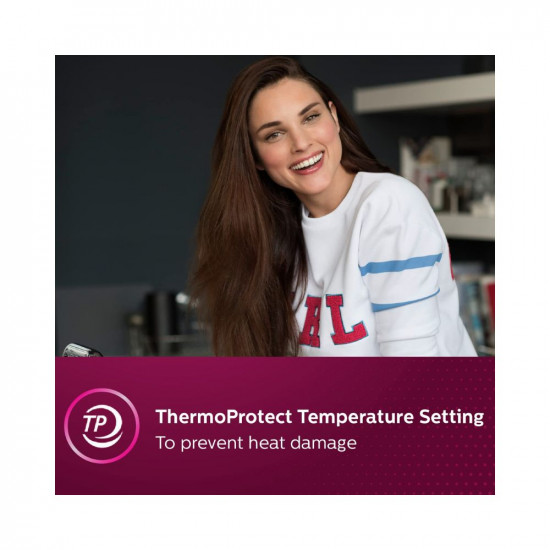 Philips HP8100/60 Compact Hair Dryer| 2 Flexible heat setting| ThermoProtect prevents overhearting | 1000 Watts- Blu