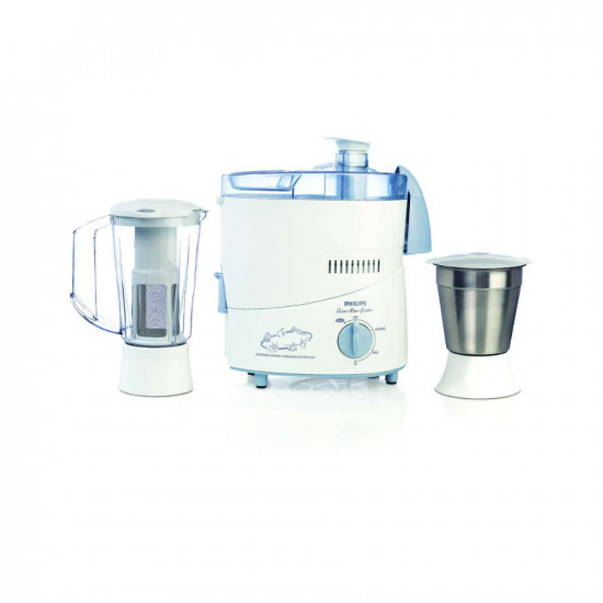 PHILIPS Stainless Steel Hl1631 Juicer Mixer Grinder 500 Watts, White