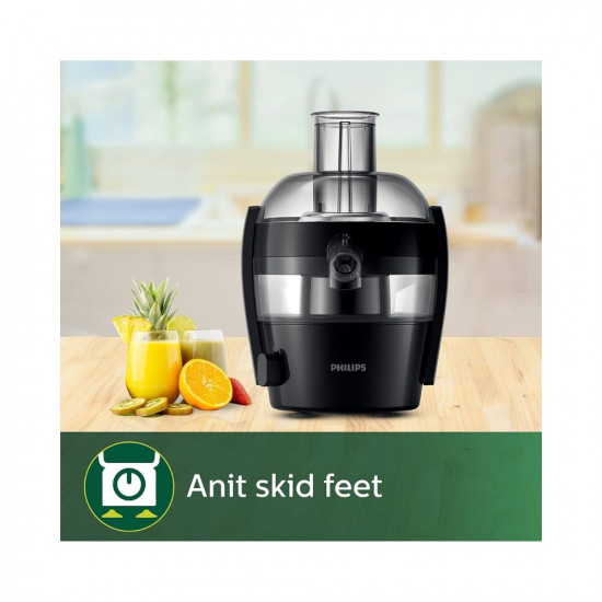 Philips Viva Collection HR1832/00 1.5-Litre400-Watt Juicer (Ink Black)