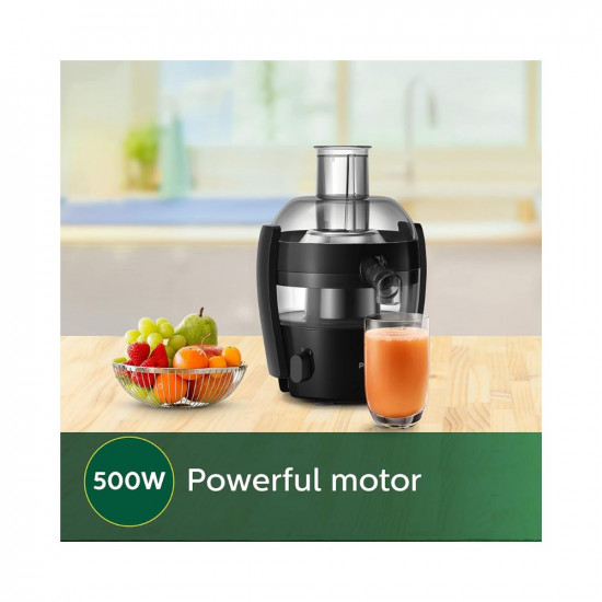 Philips Viva Collection HR1832/00 1.5-Litre400-Watt Juicer (Ink Black)