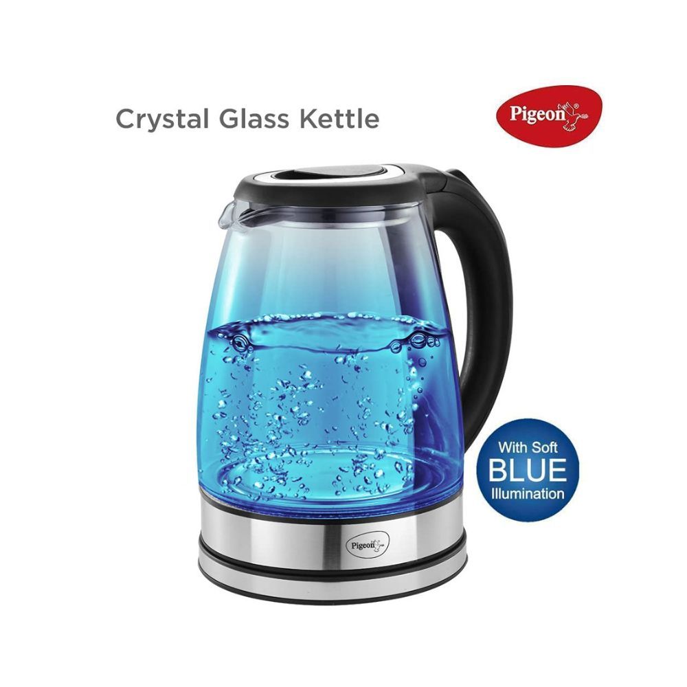 Pigeon Crystal Electric Kettle (1.8 L, Transparent)