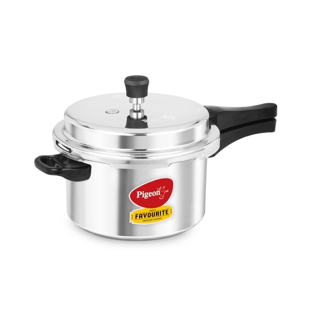 Pigeon Favourite 5 L Induction Bottom Pressure Cooker (Aluminium)