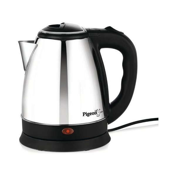 Pigeon Favourite Electric Kettle (1.5 L, Silver, Black)