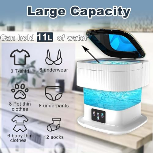Pitinxa 16 Liters Semi Automatic Top Load Portable Washing Machine - product image 4
