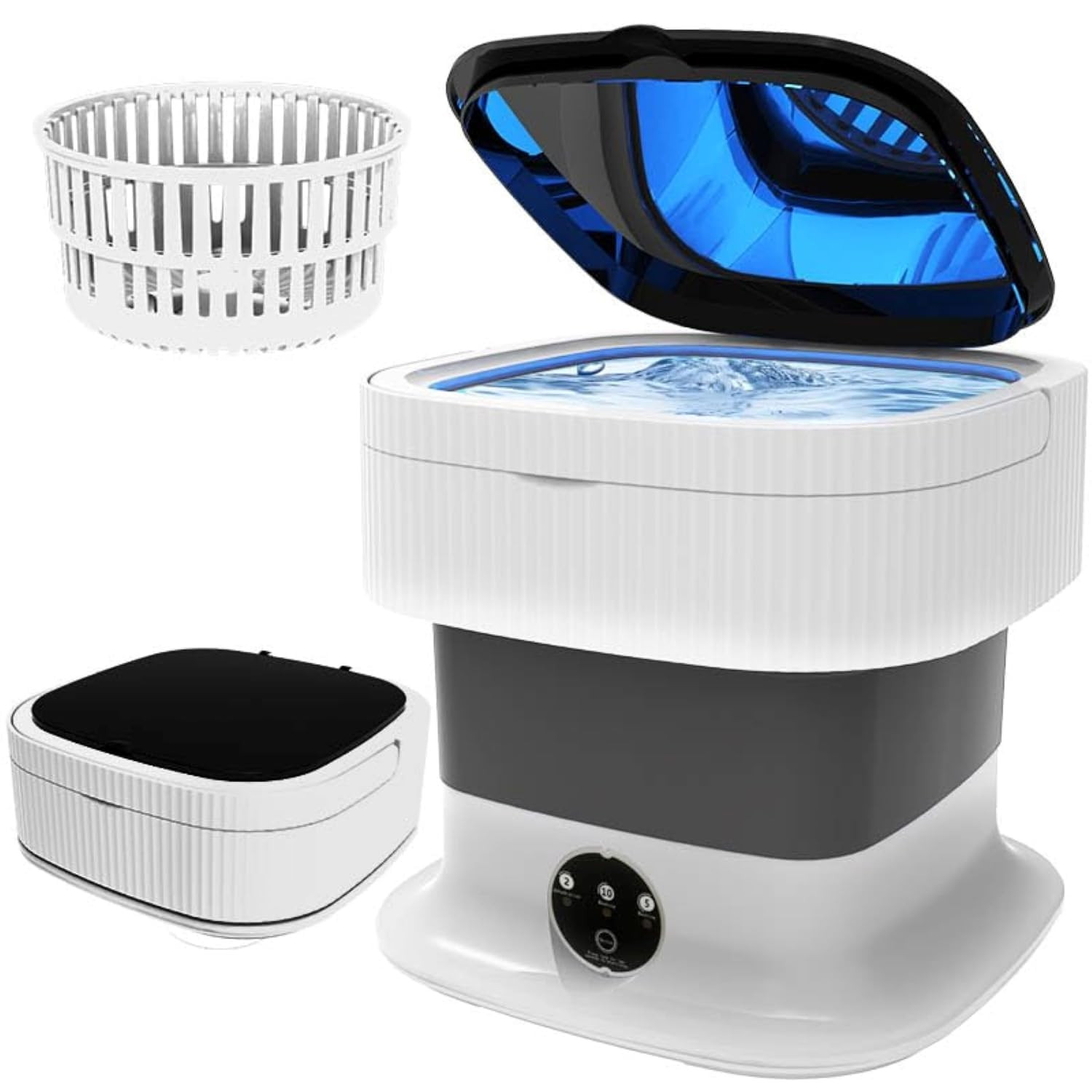 PIXILO 16 Liters Semi Automatic Top Load Portable Washing Machine