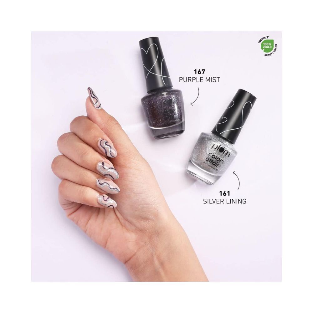 Plum Color Affair Nail Polish All That Glitters Collection