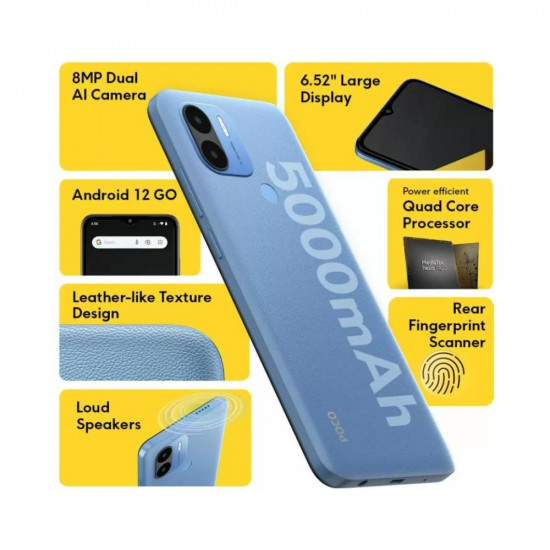 POCO C50 (Royal Blue, 32 GB) (2 GB RAM)