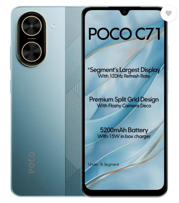 POCO C71 Cool Blue 6GB 128GB