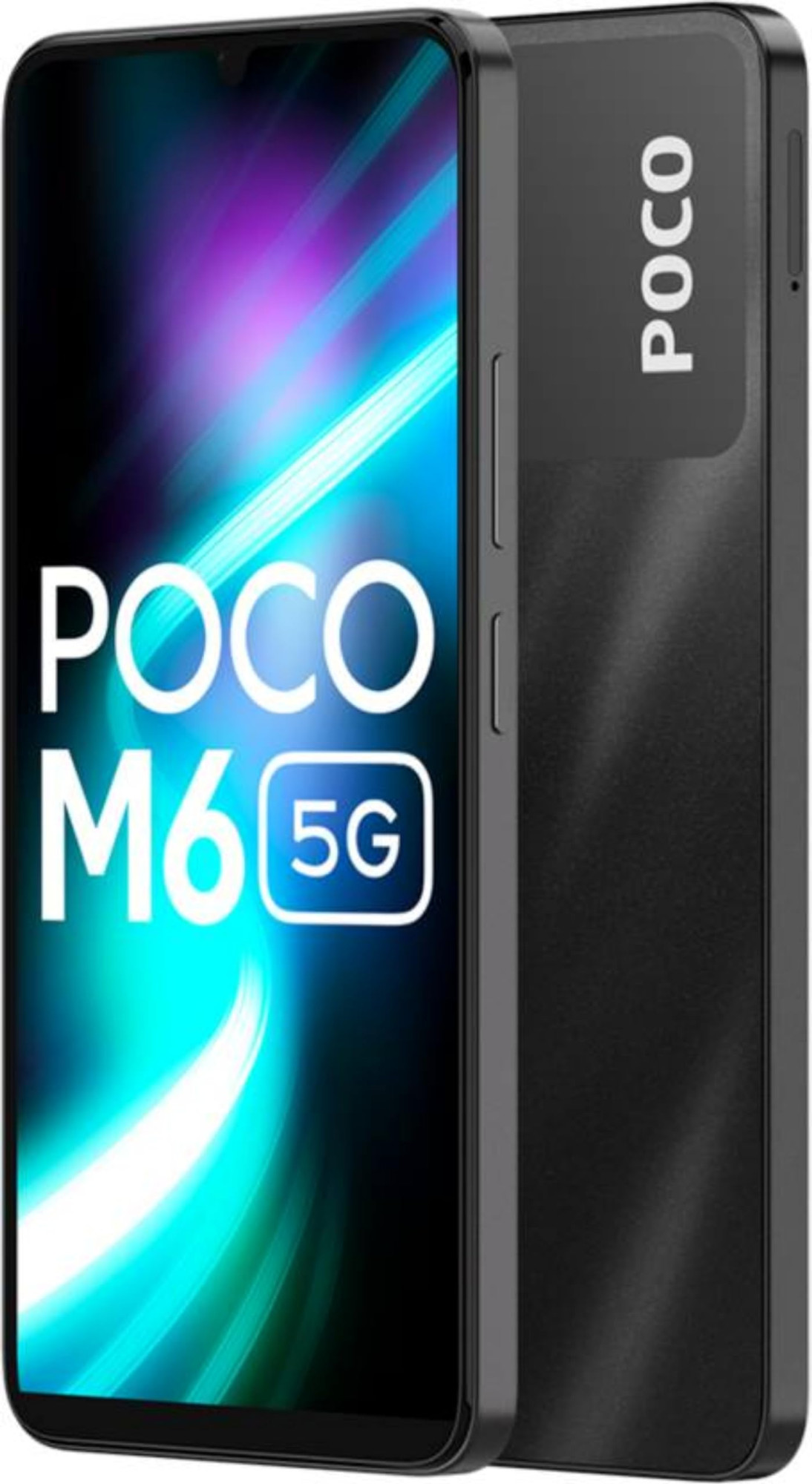 POCO M6 5G (Galactic Black,6GB RAM, 128GB Storage