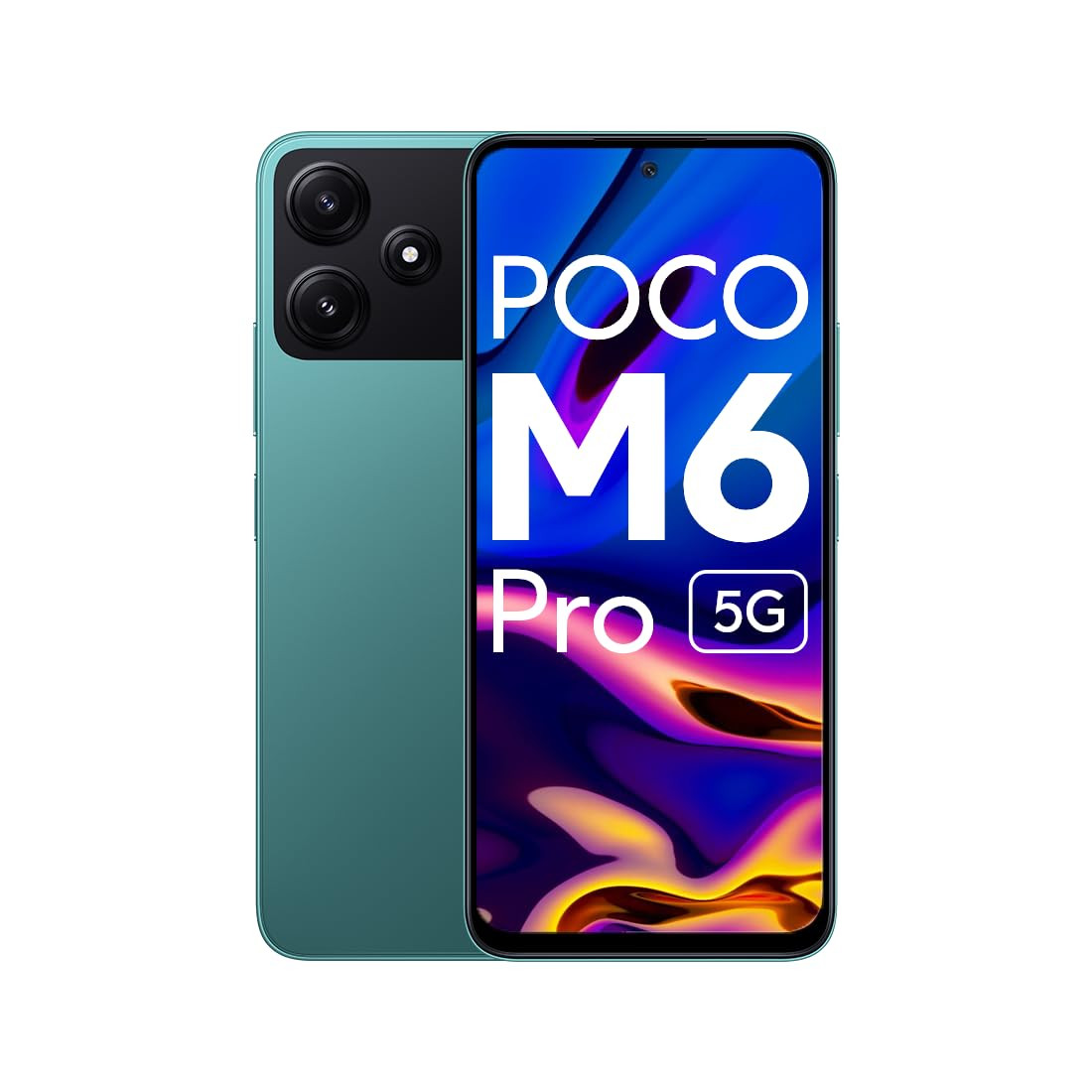 POCO M6 Pro 5G Forest Green 6GB RAM 128GB Storage  Snapdragon 4 Gen 2  679 Large Screen with 90Hz Refresh Rate  50 MP Dual AI Camera