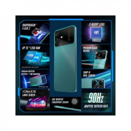 POCO M6 Pro 5G (Power Black, 64 GB) (4 GB RAM)