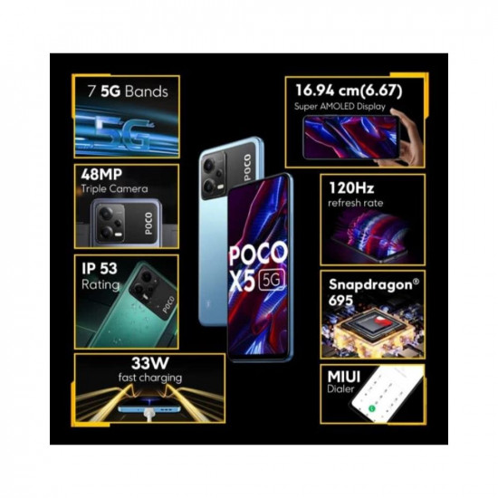POCO X5 5G Wildcat Blue 128 GB