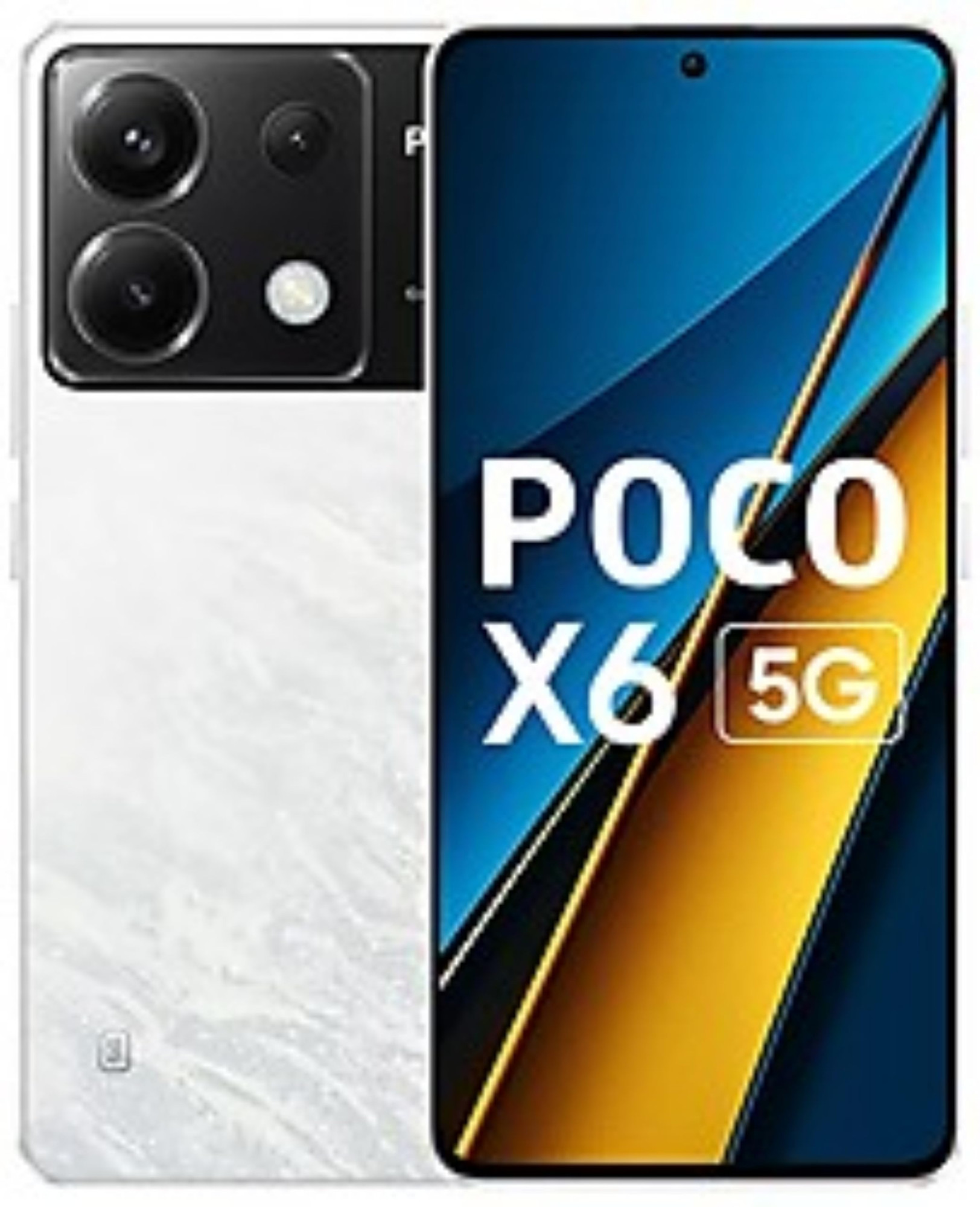POCO X6 5G Snowstorm White 12 GB RAM 256 GB Storage