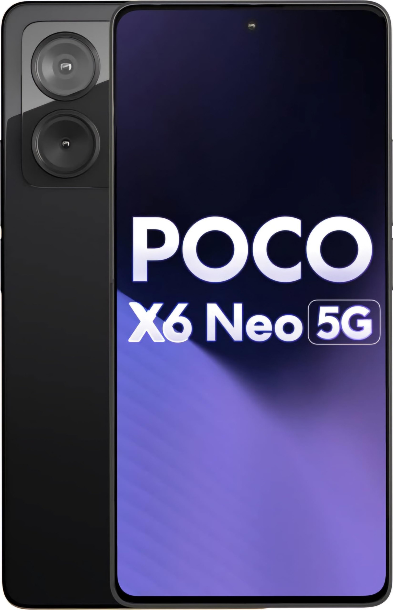POCO X6 Neo 5G Astral Black 8GB RAM 128GB Storage  Dimensity 6080 Processor  5000 mAh Battery  33W Fast Charging  108MP  2MP Rear Camera  16MP Front Camera