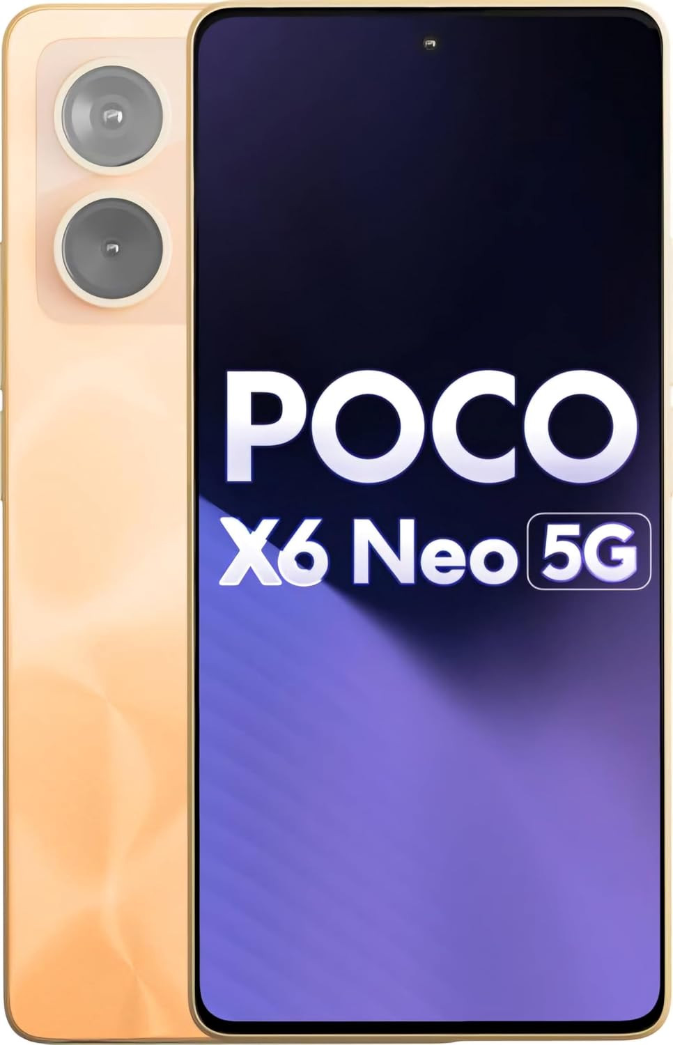 POCO X6 Neo 5G Martian Orange 8GB RAM 128GB Storage  Dimensity 6080 Processor  5000 mAh Battery  33W Fast Charging  108MP  2MP Rear Camera  16MP Front Camera