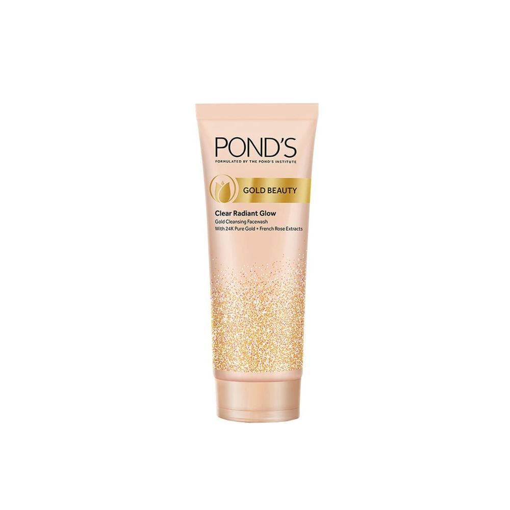 Pond'S Gold Beauty Gold Cleansing Face Wash, 24K Pure Gold