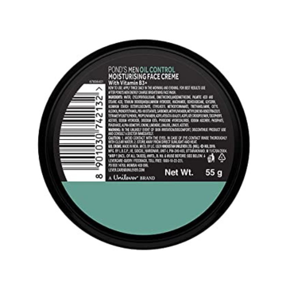 Pond's Men Oil Control Face CrÃ¨me, 55 g