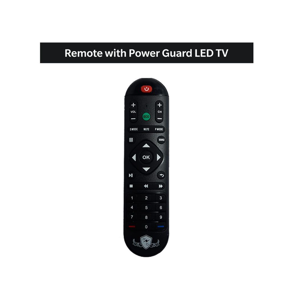Power Guard 80 cm (32 inches) Frameless HD Ready LED TV PG32N (Black)
