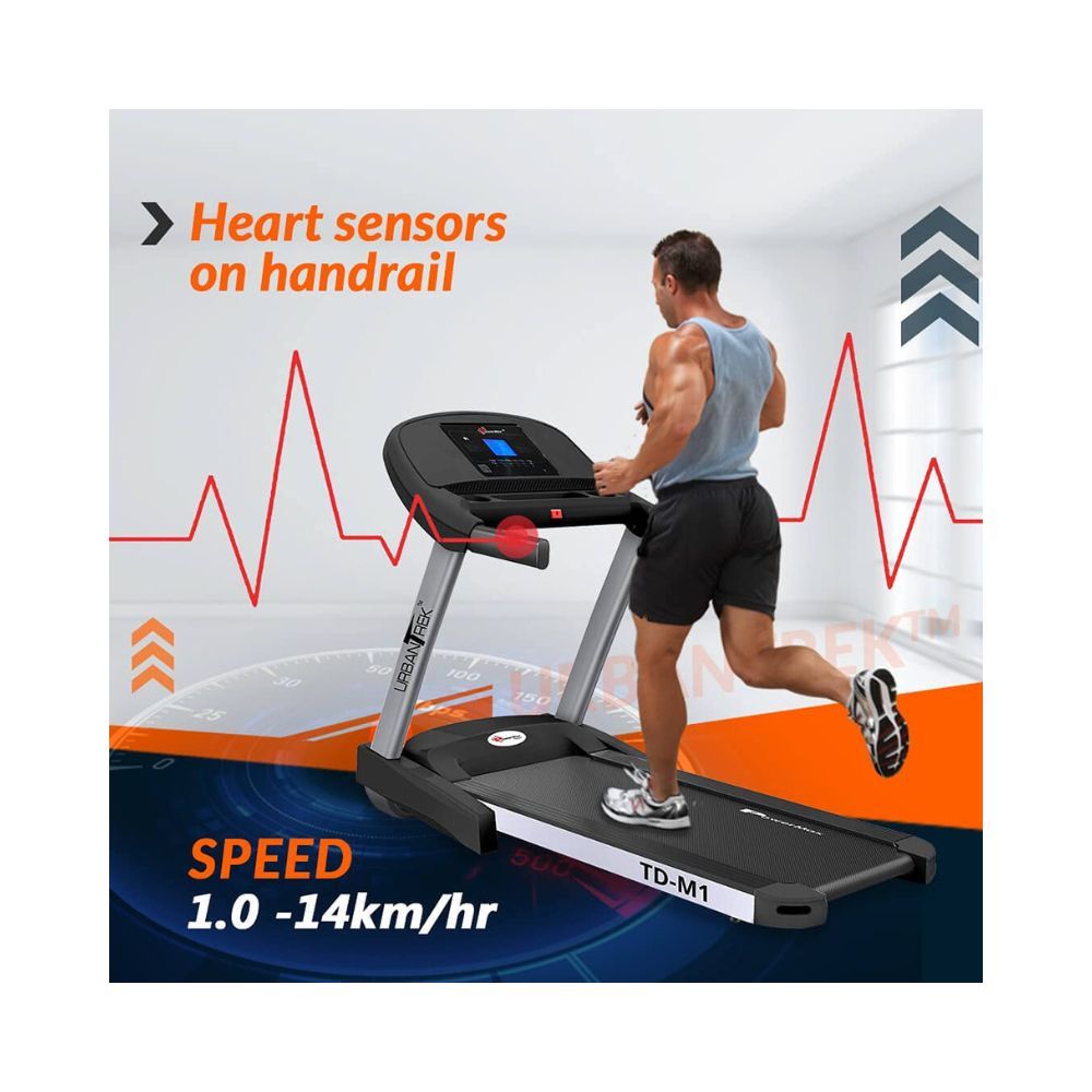PowerMax Fitness TD-M1-A1 Series - Light, Foldable, Electric Treadmill