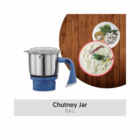 Preethi Blue Leaf Diamond MG 214 mixer grinder 750 watt Blue White