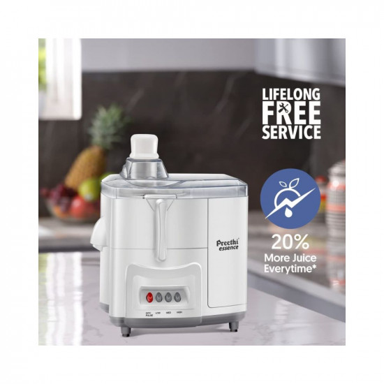 Preethi Essence CJ 101 600 Watt Juicer (White)