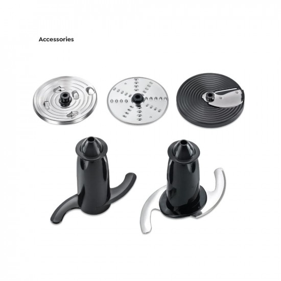 Prestige Amica Super Mixer Grinder 1000 W, 5 Jars with Multiple Accessories (Black and Silver)