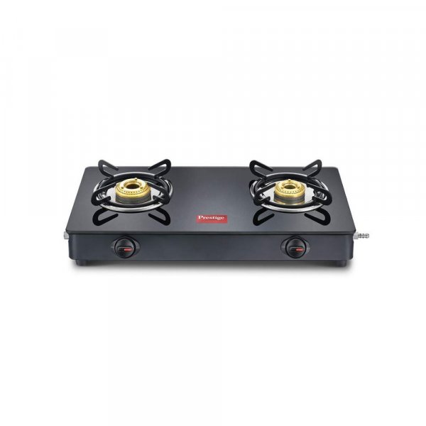 Prestige Magic GTMC Glass, Steel Manual Gas Stove (2 Burners)
